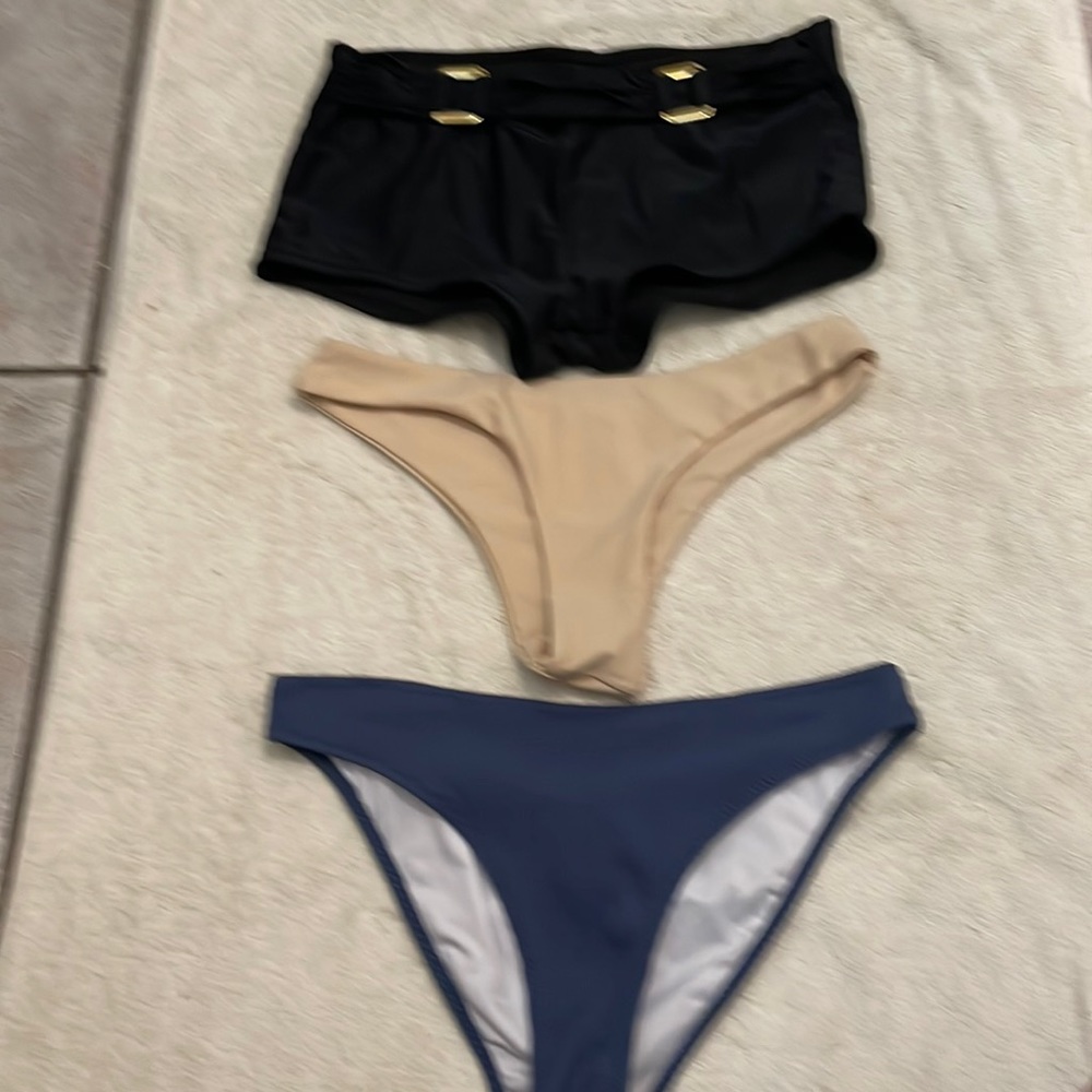 Cupshe, Shein & Catalina swim bottoms